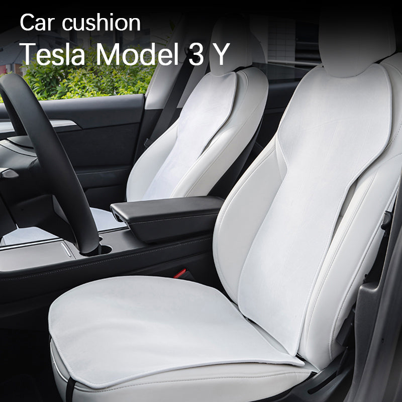 Tesla Model 3 & Y Car Seat Flannel Cushion - TOPCARS