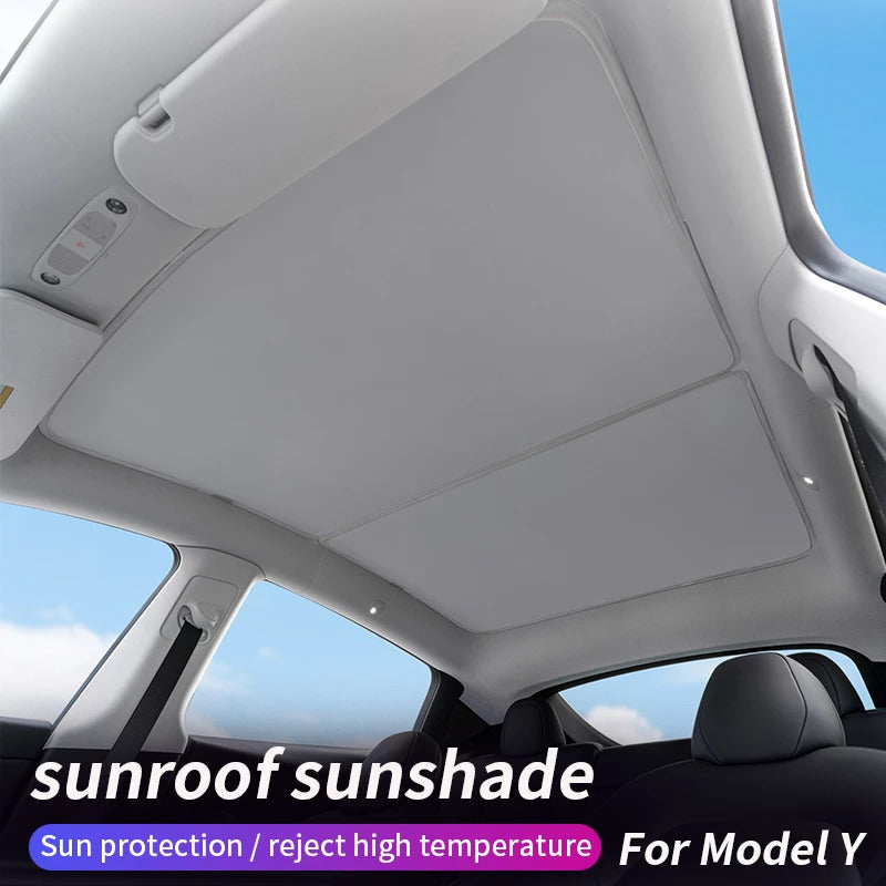Tesla Model Y Roof Sunshade: Naturally Chilled & Lightweight – TESBEAUTY