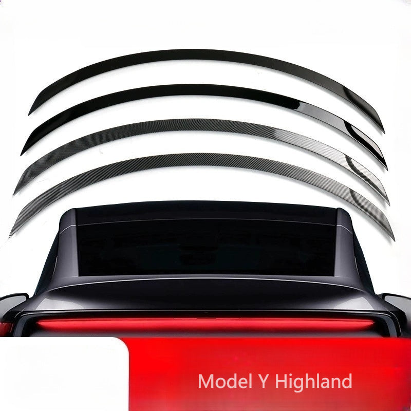 Applied to 2025 years Tesla ModelY Highland carbon fiber tail high performance P Edition original factory surround