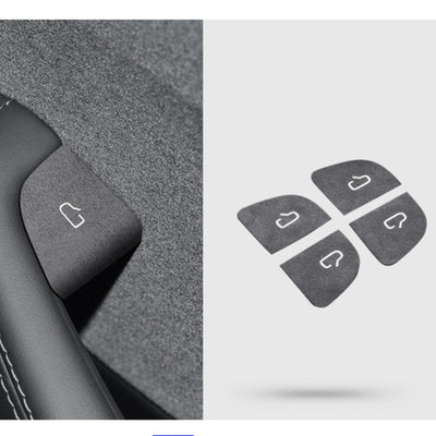 Tesla Model3 Refreshed Version  Alcantara fur Door Switch Decoration Patches TOPCARS