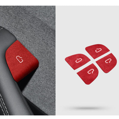 Tesla Model3 Refreshed Version  Alcantara fur Door Switch Decoration Patches TOPCARS