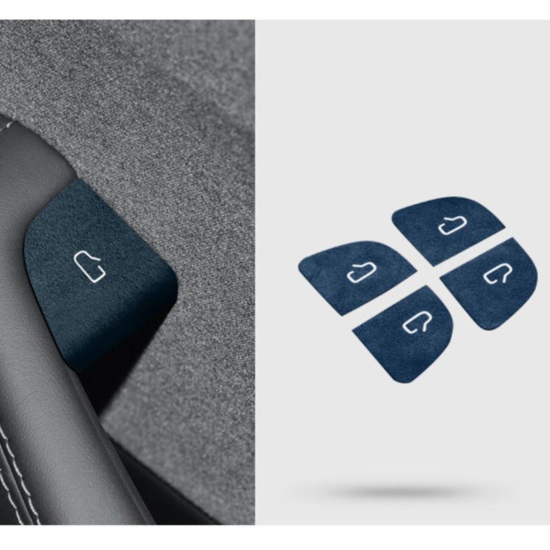 Tesla Model3 Refreshed Version  Alcantara fur Door Switch Decoration Patches TOPCARS