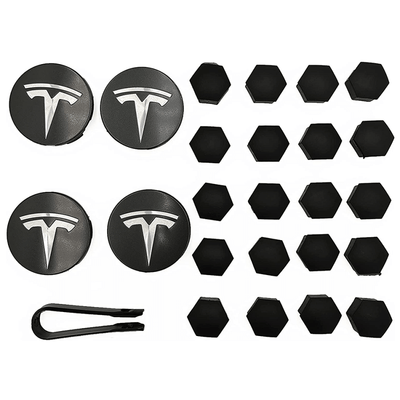 Model 3 & Y  Wheel Cap Kit Hub Center Cap + Lug Nut Cover TOP CARS