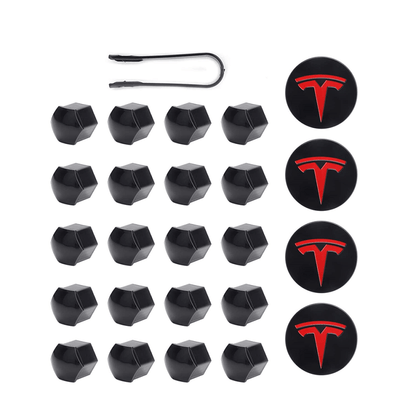 Model 3 & Y  Wheel Cap Kit Hub Center Cap + Lug Nut Cover TOP CARS