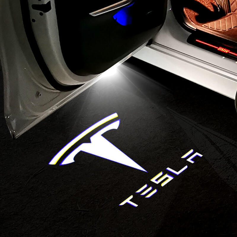 Lumière LED de portières avec Logo pour Tesla Model S, 3, X, Y