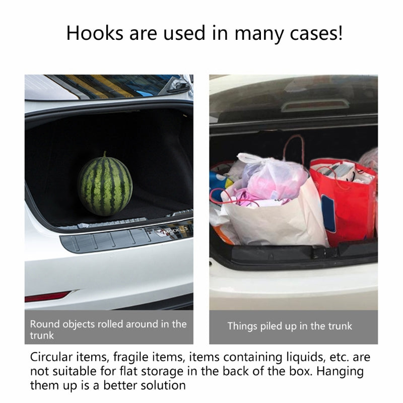 Tesla Model 3 Trunk Grocery Bag Hook Trunk Hook-TOP CARS – TOPCARS