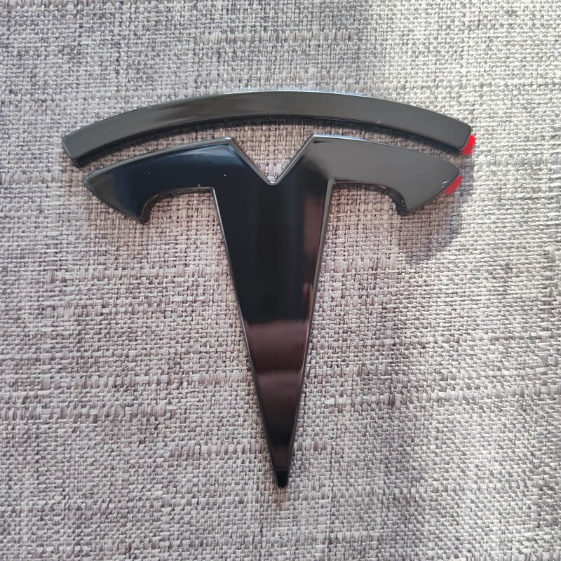 Postgrado  Real Carbon Fiber Emblem Logo for TESLA Model 3 Y Hood +Trunk  Letter Accessories